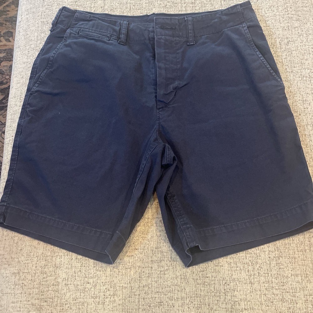 American Eagle Outfitters Dark Blue Flat Front Shorts